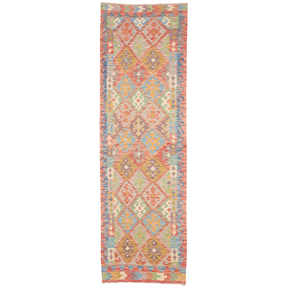 Tappeto Kilim Afghanistan marrone grigio 83x280