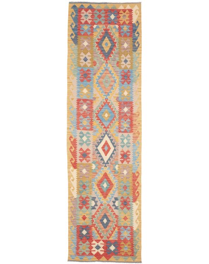 Tappeto Kilim Afghanistan marrone 80x295
