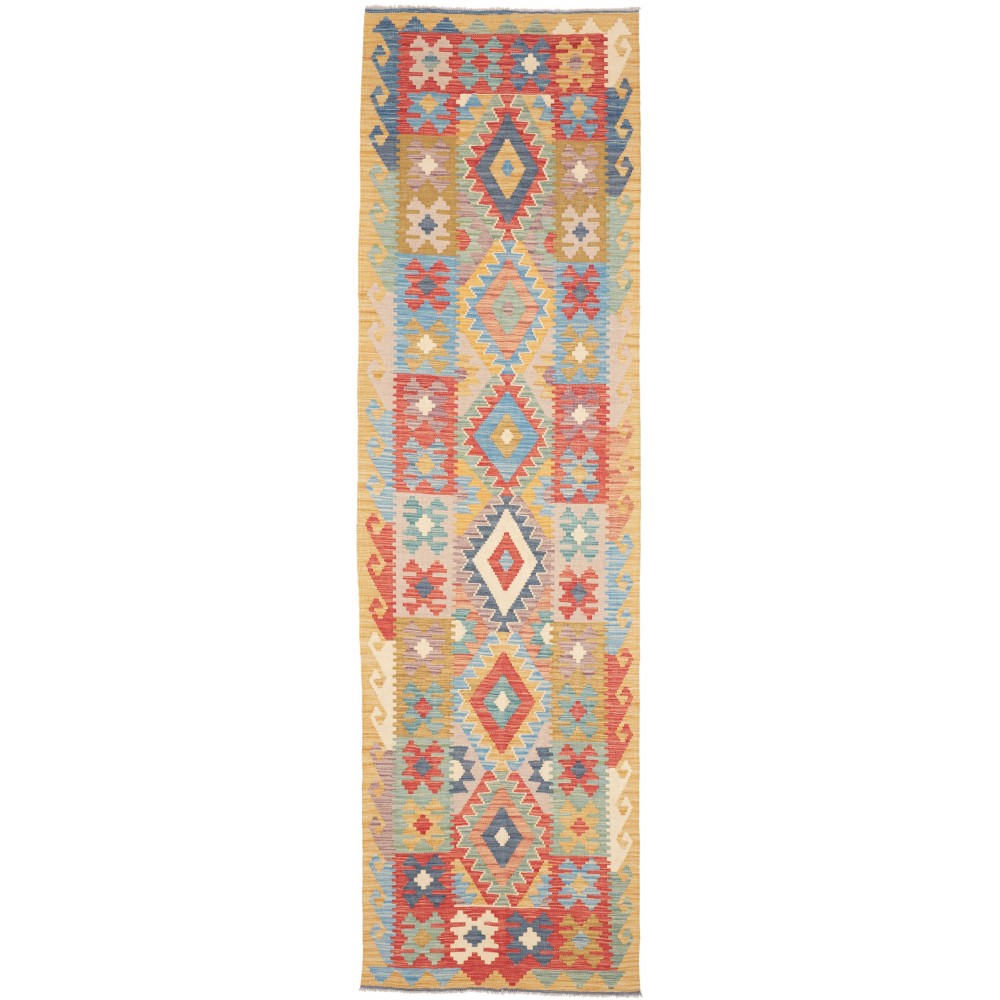 Tappeto Kilim Afghanistan marrone 80x295