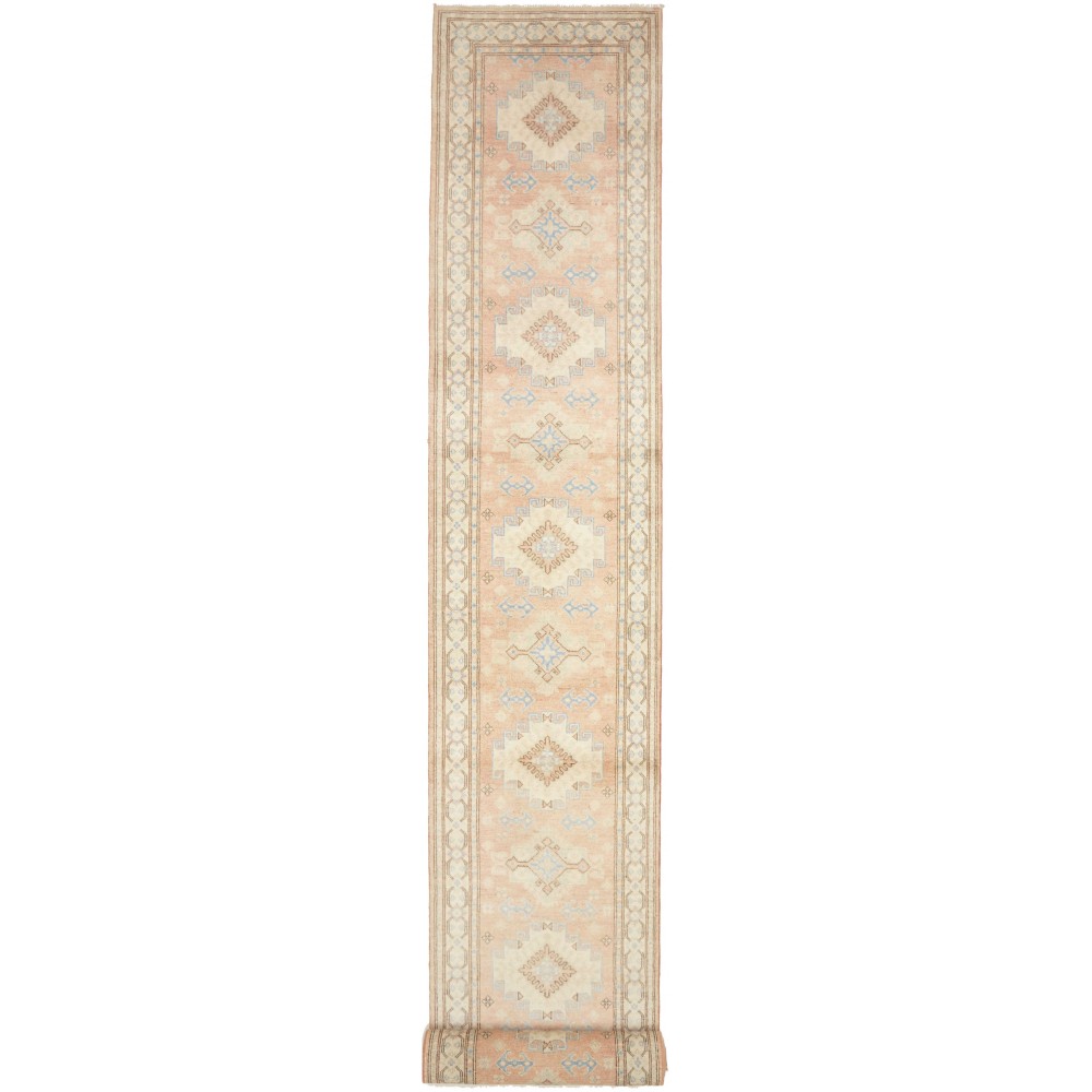 Tappeto Kazak Afghanistan giallo 79x604