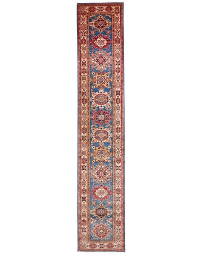 Tappeto Kazak Fine Pakistan marrone 79x407