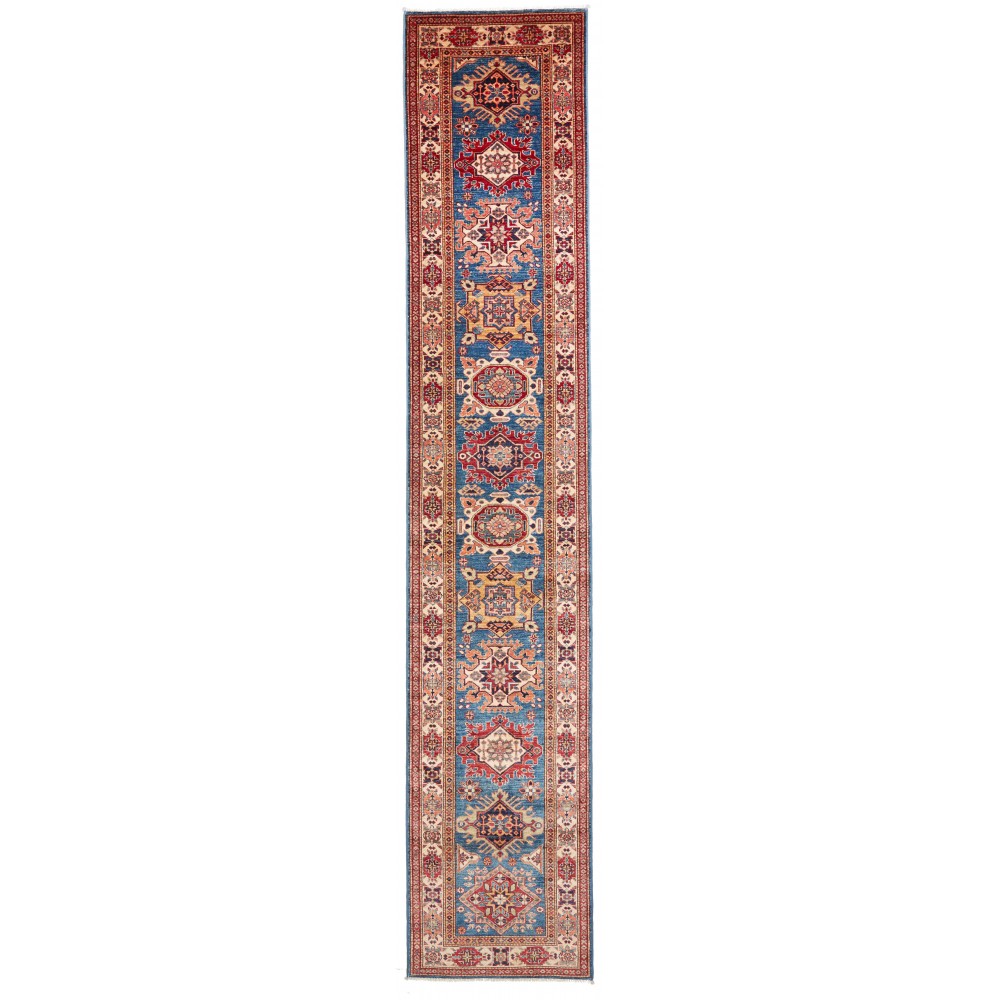 Tappeto Kazak Fine Pakistan marrone 79x407