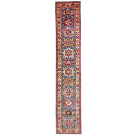 Tappeto Kazak Fine Pakistan marrone 79x407