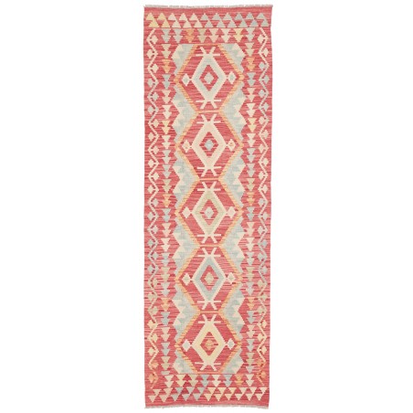 Tappeto Kilim Afghanistan marrone rosso 74x243