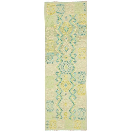 Tappeto Kilim Afghanistan beige giallo 76x235