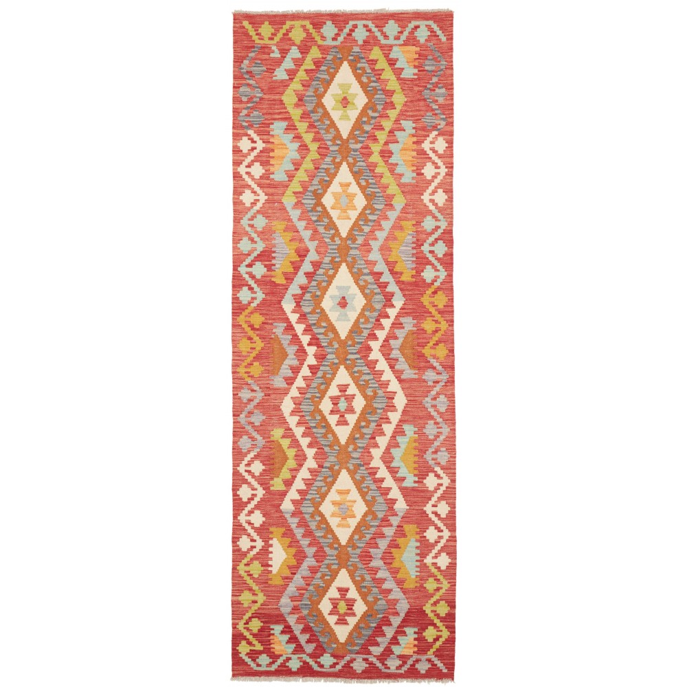 Tappeto Kilim Afghanistan rosso 81x249