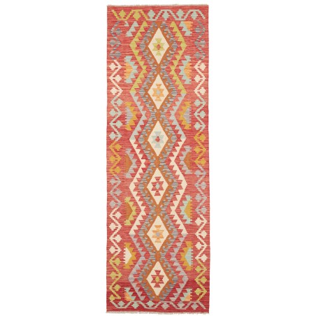Tappeto Kilim Afghanistan rosso 81x249