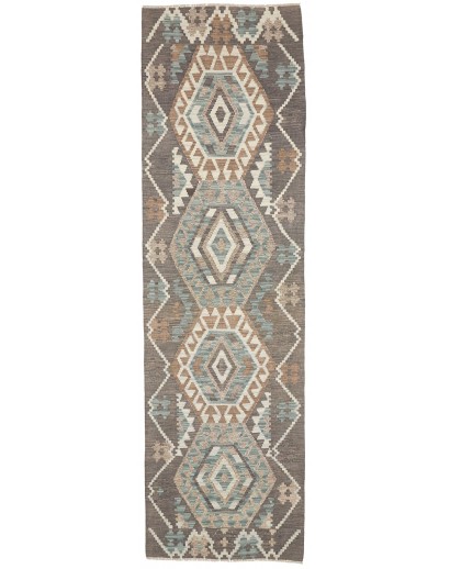 Tappeto Kilim Afghanistan bianco 86x290
