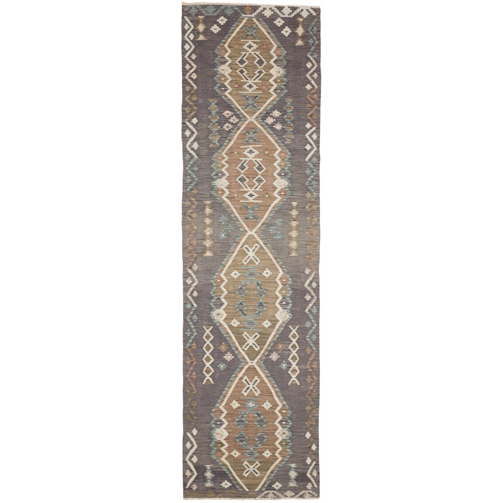 Tappeto Kilim Afghanistan bianco 79x304