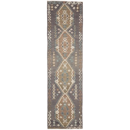 Tappeto Kilim Afghanistan bianco 79x304