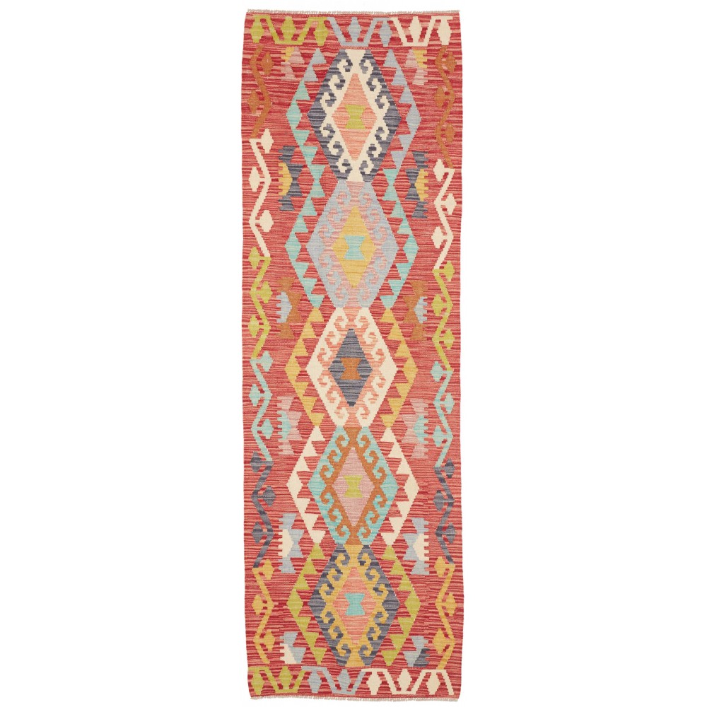 Tappeto Kilim Afghanistan marrone bianco 78x242