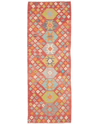 Tappeto Kilim Afghanistan arancione 87x238
