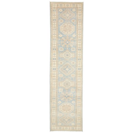 Tappeto Kazak Afghanistan bianco 88x352