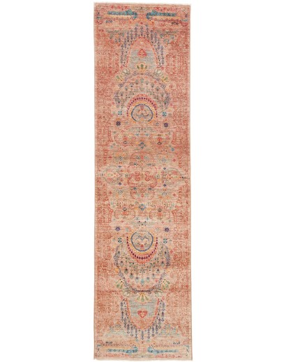 Tappeto Shahi Fine Pakistan marrone grigio 80x296