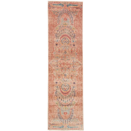 Tappeto Shahi Fine Pakistan marrone grigio 78x296