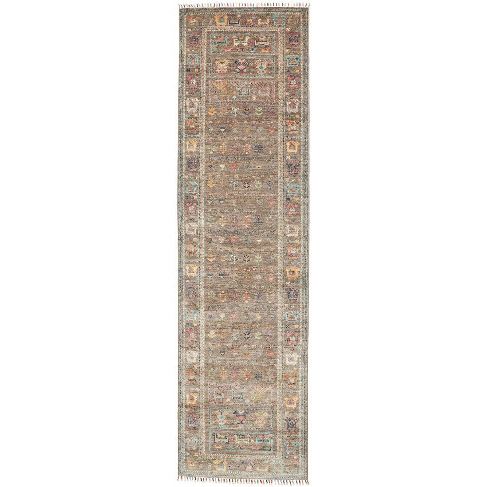 Tappeto Rubin Pakistan marrone bianco 80x294