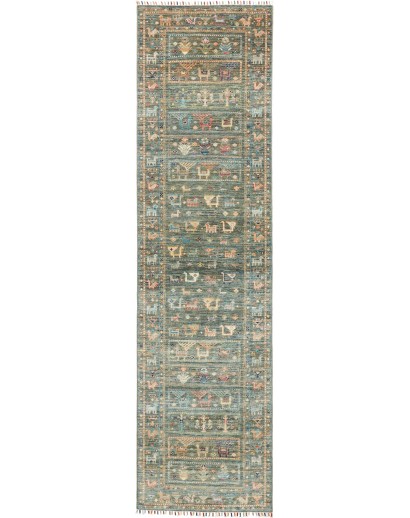 Tappeto Rubin Pakistan bianco marrone 78x297