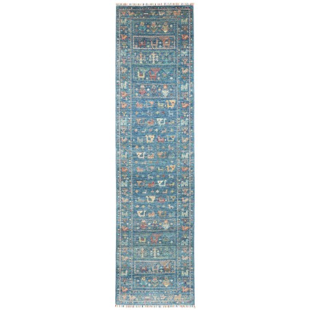 Tappeto Rubin Pakistan grigio bianco 78x302