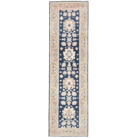 Tappeto Kazak Afghanistan bianco grigio 83x286