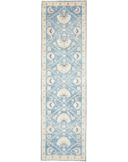 Tappeto Kazak Afghanistan bianco 85x296