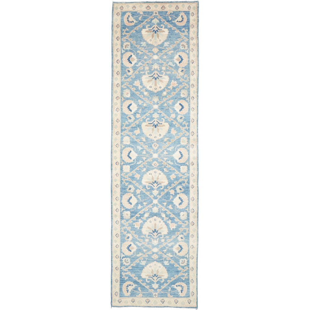 Tappeto Kazak Afghanistan bianco 85x296