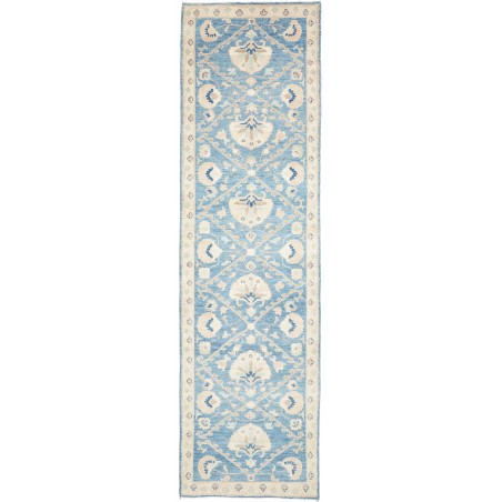 Tappeto Kazak Afghanistan bianco 85x296