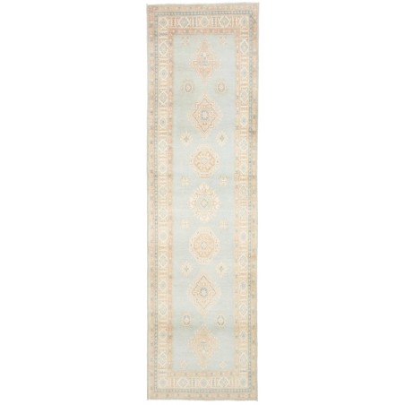 Tappeto Kazak Afghanistan bianco 83x297