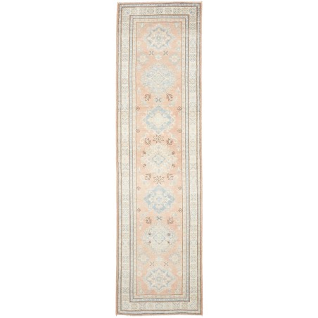 Tappeto Kazak Afghanistan bianco 82x302