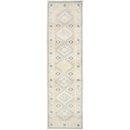 Tappeto Kazak Afghanistan bianco 54x302
