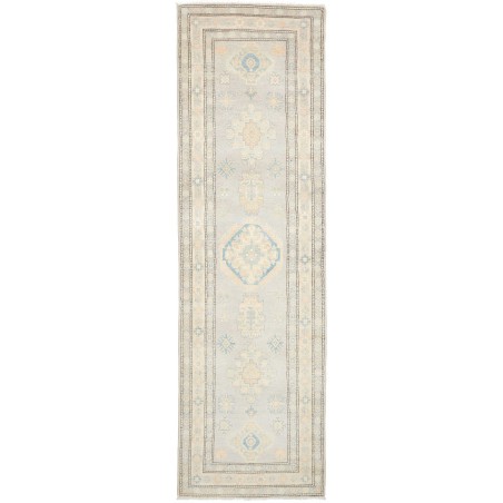 Tappeto Kazak Afghanistan bianco 85x290