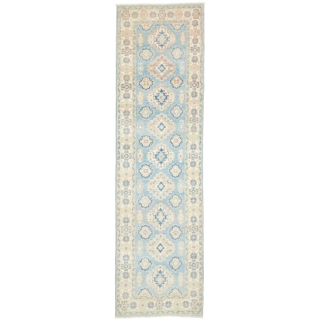 Tappeto Kazak Afghanistan bianco grigio 83x294