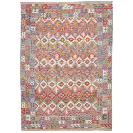 Tappeto Kilim Afghanistan marrone 204x292