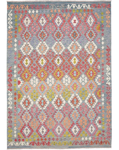Tappeto Kilim Afghanistan marrone 208x294