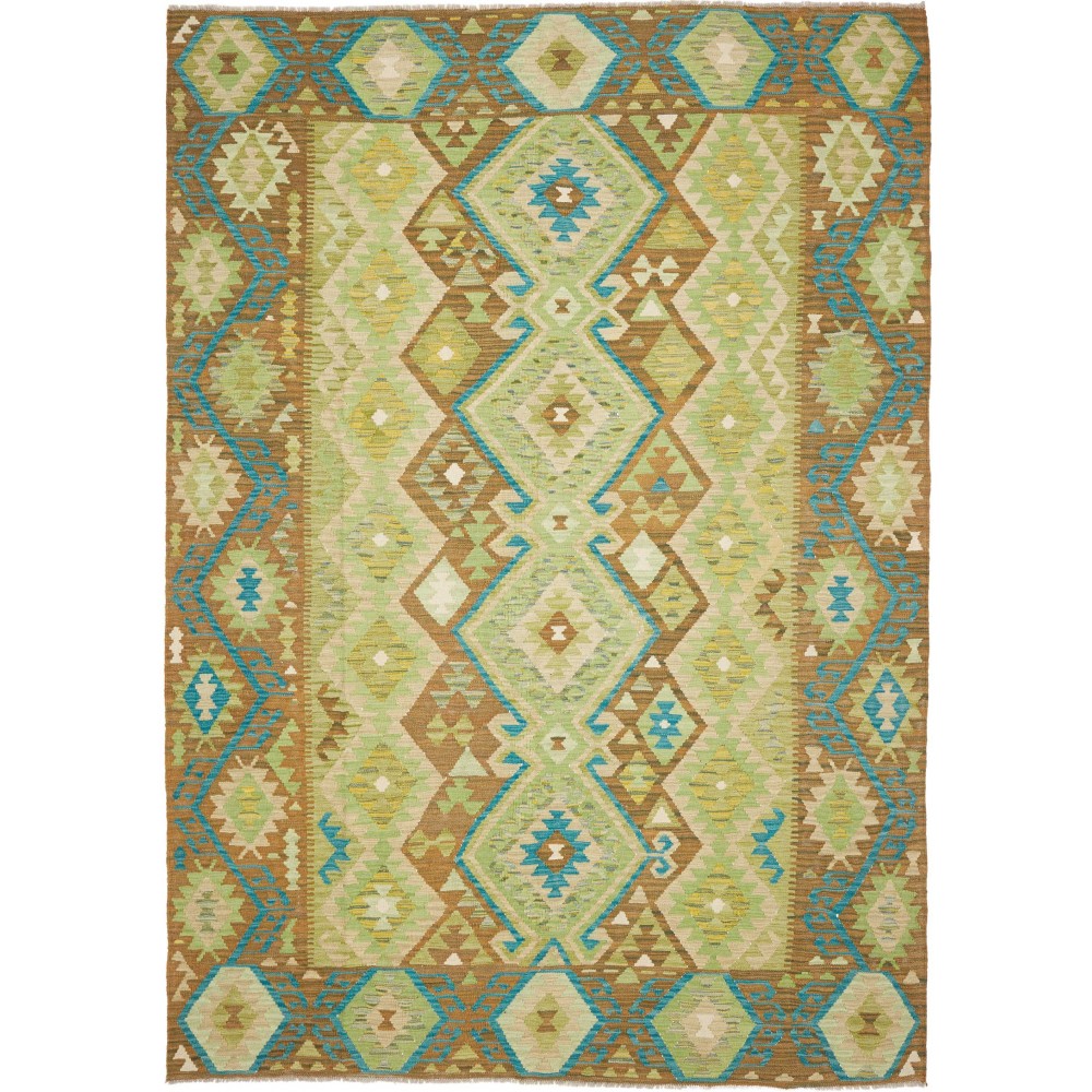 Tappeto Kilim Afghanistan marrone 207x299