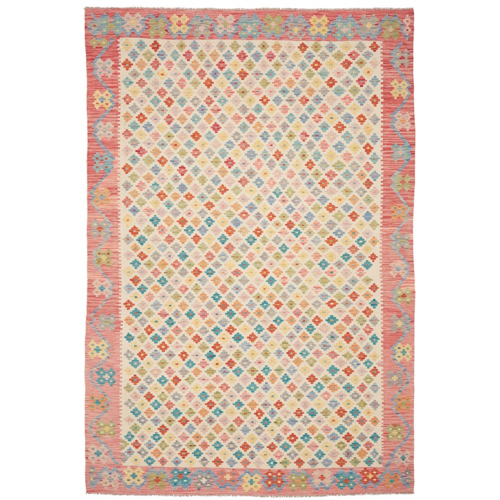 Tappeto Kilim Afghanistan beige marrone 198x297