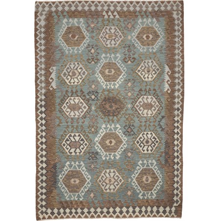 Tappeto Kilim Afghanistan bianco 203x294
