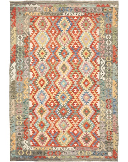 Tappeto Kilim Afghanistan marrone 204x297