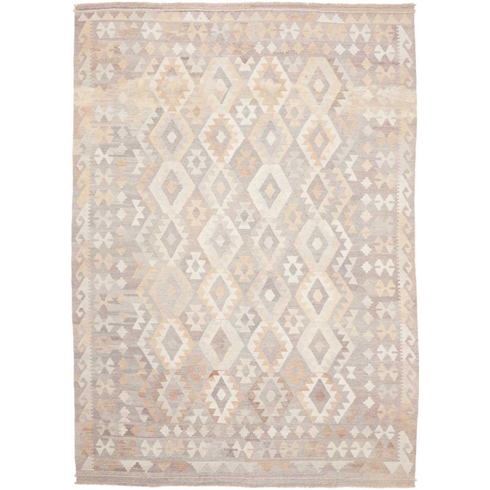 Tappeto Kilim Afghanistan bianco 205x282