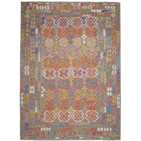 Tappeto Kilim Afghanistan bianco 253x349