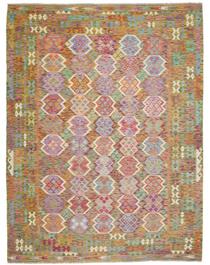 Tappeto Kilim Afghanistan marrone 262x345