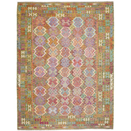 Tappeto Kilim Afghanistan marrone 262x345