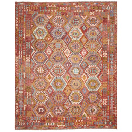 Tappeto Kilim Afghanistan rosso 305x388