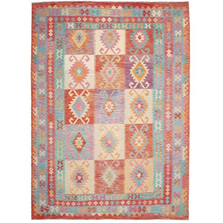 Tappeto Kilim Afghanistan marrone 248x341