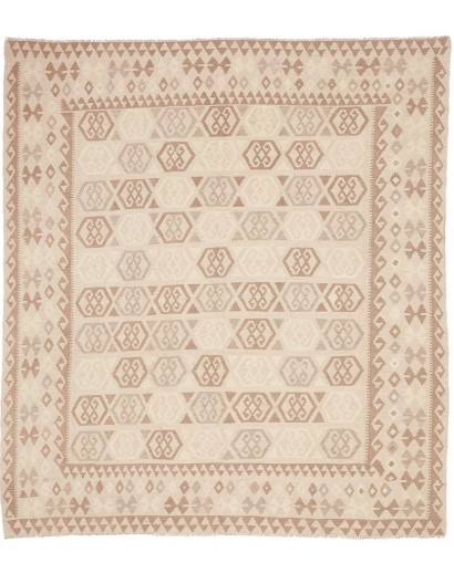 Tappeto Kilim Afghanistan beige marrone 245x279