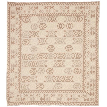 Tappeto Kilim Afghanistan beige marrone 245x279
