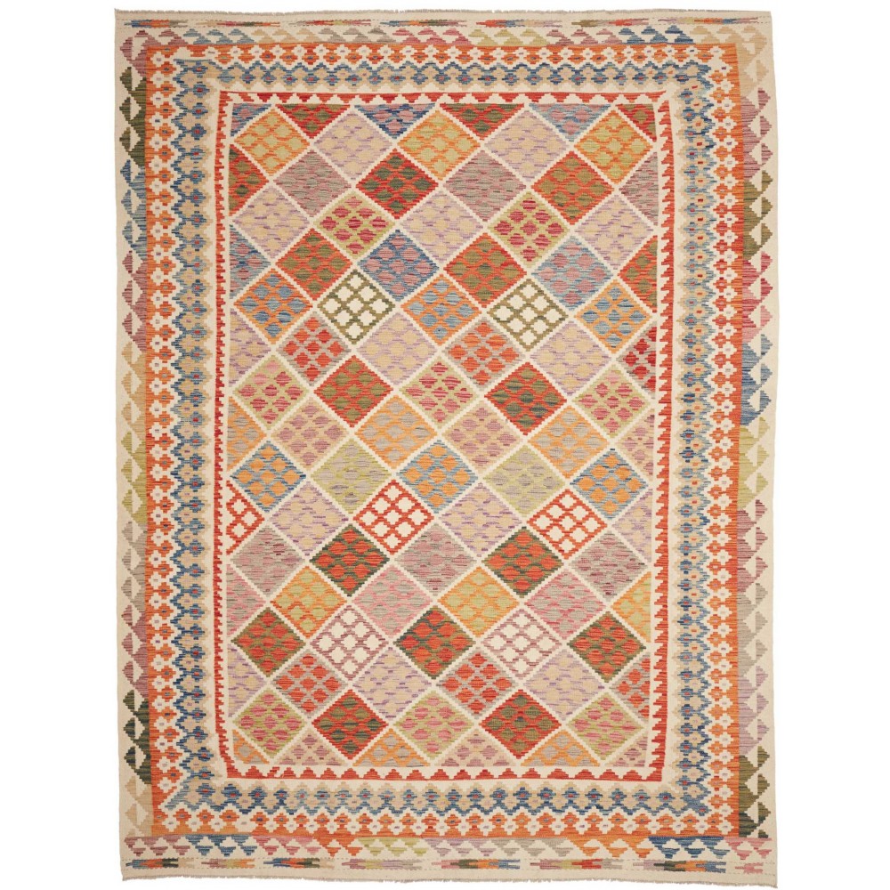 Tappeto Kilim Afghanistan marrone 263x353