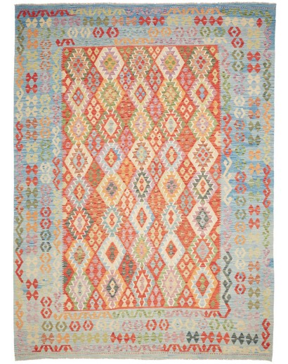 Tappeto Kilim Afghanistan marrone 256x353