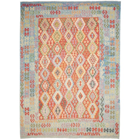 Tappeto Kilim Afghanistan marrone 256x353