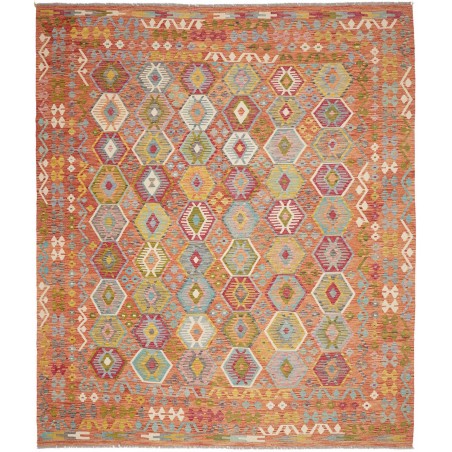 Tappeto Kilim Afghanistan marrone 255x298