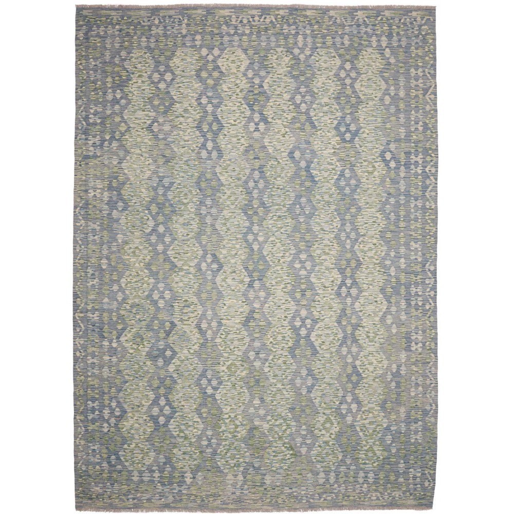 Tappeto Kilim Afghanistan azzurro 259x365